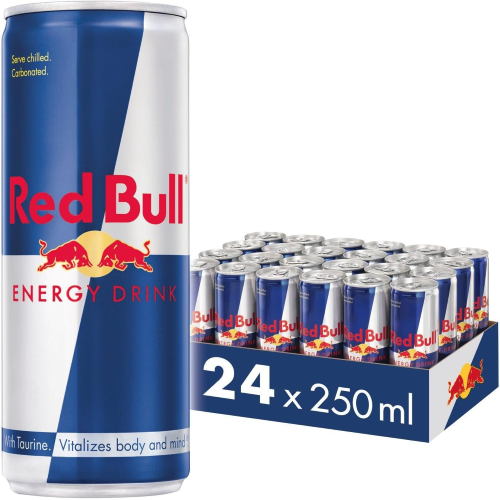 24 LATTINE DI RED BULL ENERGY DRINK DA 250 ML