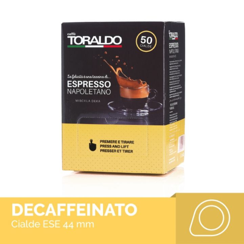 100 CIALDE MIX CAFFÈ TORALDO 50 MISCELA CLASSICA - 50 MISCELA DECAFFEINATO