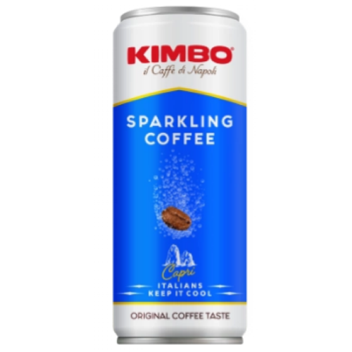 12 LATTINE KIMBO SPARKLING COFFEE BIBITA 250 ML