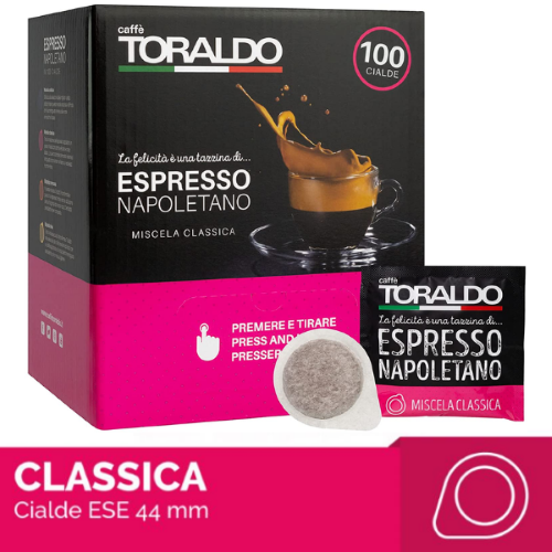 100 CIALDE CAFFÈ TORALDO MISCELA CLASSICA