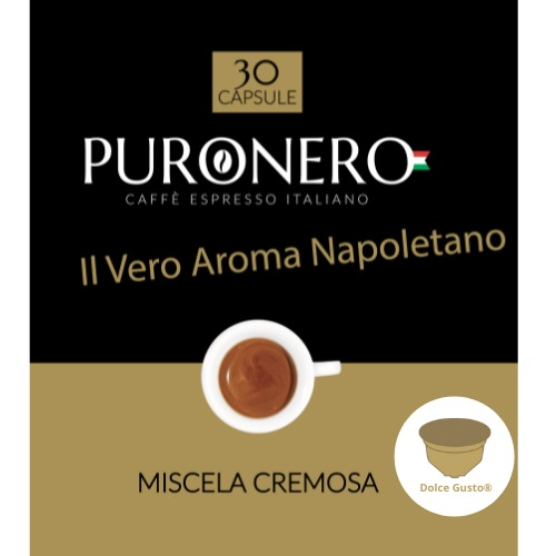 MACCHINA DA CAFFE' DOLCE GUSTO  PICCOLO XS KRUPS NERA + 120 CAPSULE PURONERO CREMOSA DOLCE GUSTO IN OMAGGIO