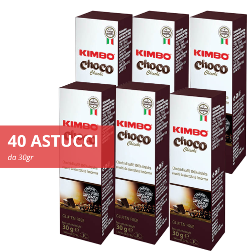 KIMBO CIOCCOLATINO CHOCO CHICCHI 40 ASTUCCI DA 30 GR.